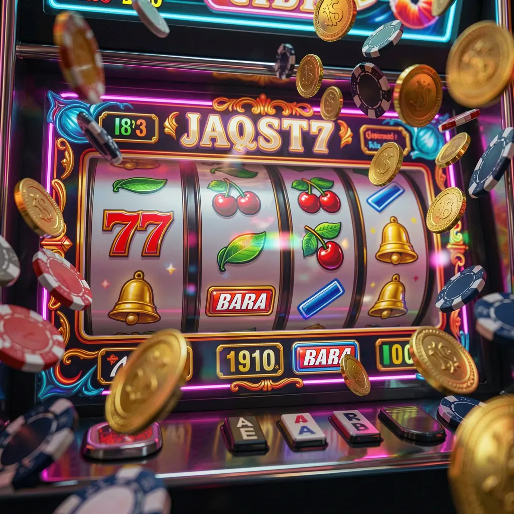 Elegante crupier de casino señalando un letrero luminoso de inicio de sesión dentro de un moderno entorno de casino RICO7 MX para jugadores en México RICO7 MX – Siente la emoción de ganar en las tragamonedas en México